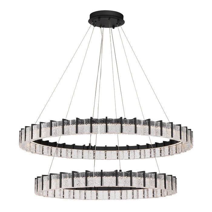 Minka-Lavery - 2419-899-L - LED Chandelier - Sevryn - Dark Matte Black