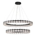 Minka-Lavery - 2419-899-L - LED Chandelier - Sevryn - Dark Matte Black