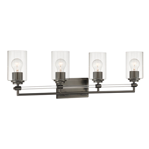 Minka-Lavery - 2644-749 - Four Light Vanity - Binsly - Rustic Gun Metal