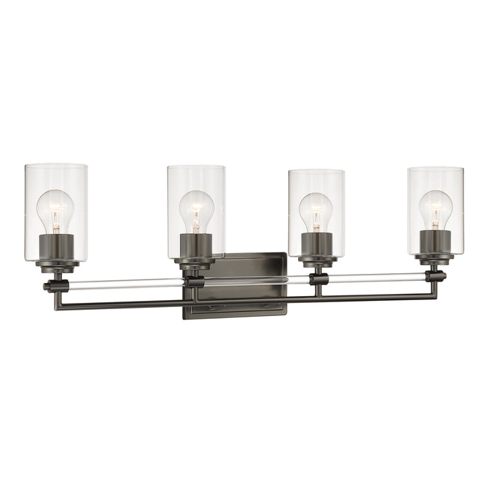 Minka-Lavery - 2644-749 - Four Light Vanity - Binsly - Rustic Gun Metal
