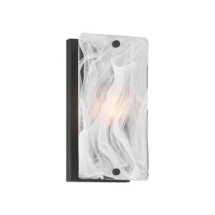 Minka-Lavery - 3631-899 - One Light Wall Sconce - Veil - Dark Matte Black