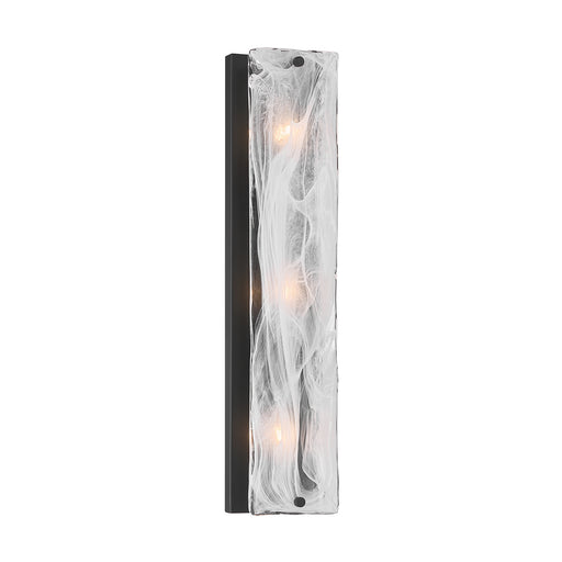 Minka-Lavery - 3633-899 - Three Light Vanity - Veil - Dark Matte Black