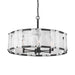 Minka-Lavery - 3636-899 - Six Light Pendant - Veil - Dark Matte Black