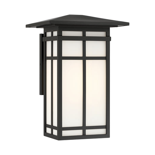 Grydton One Light Wall Sconce Dark Matte Black