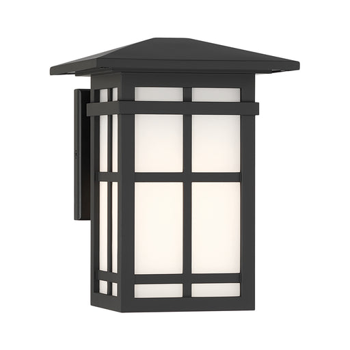 Grydton One Light Wall Sconce Dark Matte Black