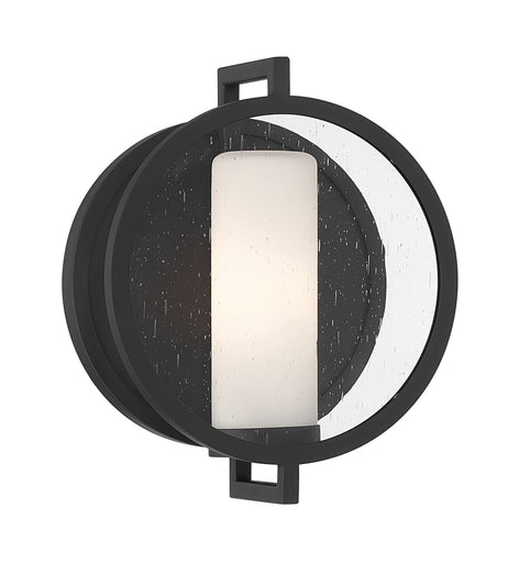 Halin One Light Wall Sconce Sand Coal Black