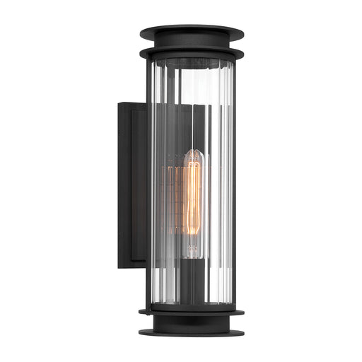 Vessaro One Light Wall Sconce Sand Coal Black