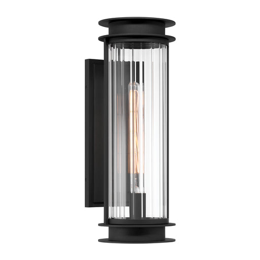 Vessaro One Light Wall Sconce Sand Coal Black