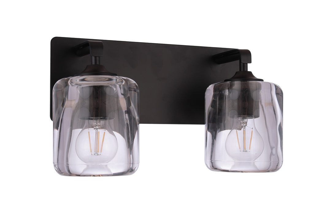 Craftmade - 20614FB2 - Two Light Vanity - Andie - Flat Black