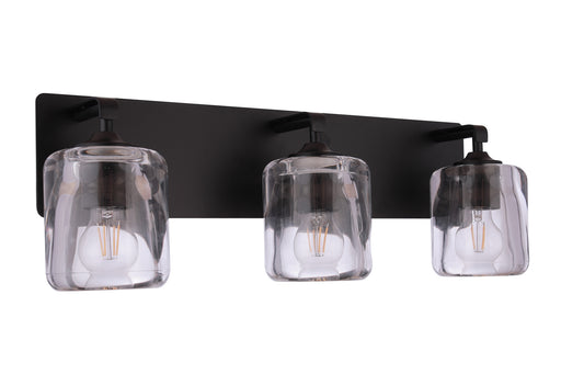 Craftmade - 20624FB3 - Three Light Vanity - Andie - Flat Black