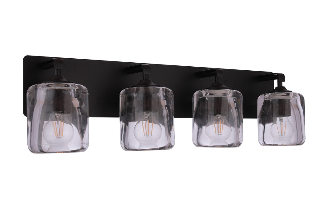 Craftmade - 20628FB4 - Four Light Vanity - Andie - Flat Black