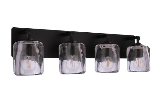 Andie Four Light Vanity Flat Black