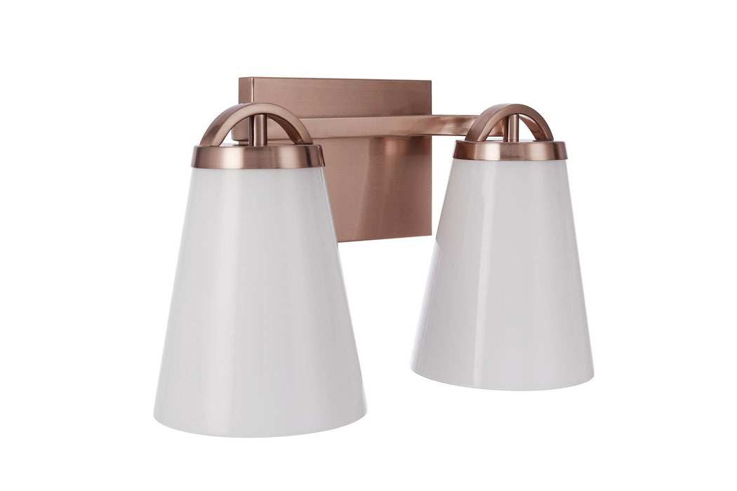Craftmade - 20714CPZ2 - Two Light Vanity - Zane - Premium Bronze