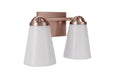 Craftmade - 20714CPZ2 - Two Light Vanity - Zane - Premium Bronze