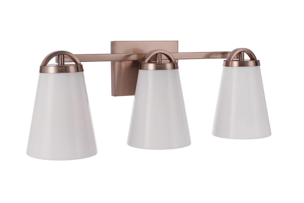 Craftmade - 20723CPZ3 - Three Light Vanity - Zane - Premium Bronze