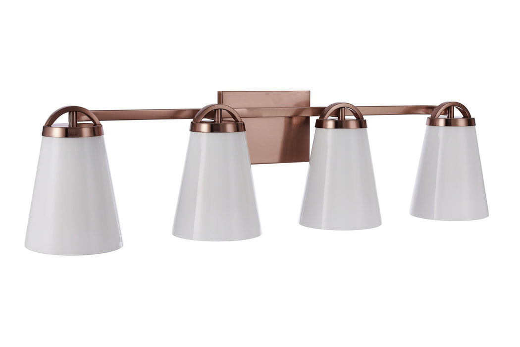 Craftmade - 20732CPZ4 - Four Light Vanity - Zane - Premium Bronze