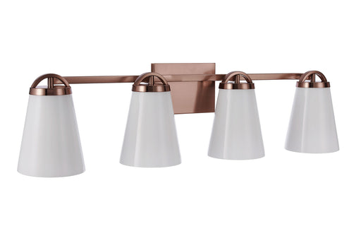 Craftmade - 20732CPZ4 - Four Light Vanity - Zane - Premium Bronze