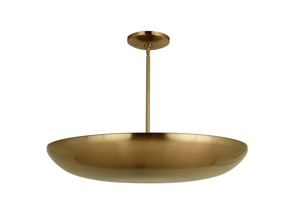 Craftmade - 60855-SB - Five Light Convertible Semi-Flush - Isabel - Satin Brass