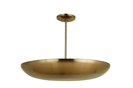 Isabel Five Light Convertible Semi-Flush Satin Brass