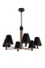 Craftmade - 60926-FBSB - Six Light Chandelier - Blake - Flat Black/Satin Brass