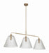 Craftmade - 61173-CPZ - Three Light Vanity - Pleated - Premium Bronze