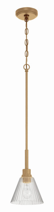 Craftmade - 61191-CPZ - One Light Mini Pendant - Pleated - Premium Bronze