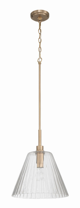 Craftmade - 61192-CPZ - One Light Pendant - Pleated - Premium Bronze