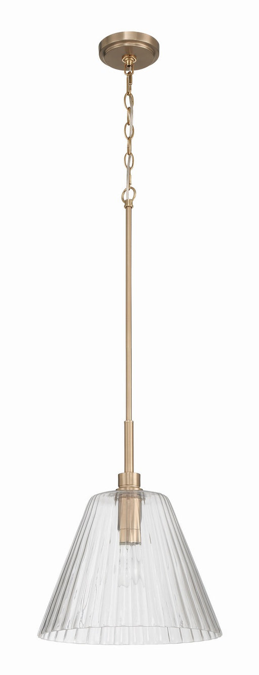 Craftmade - 61192-CPZ - One Light Pendant - Pleated - Premium Bronze