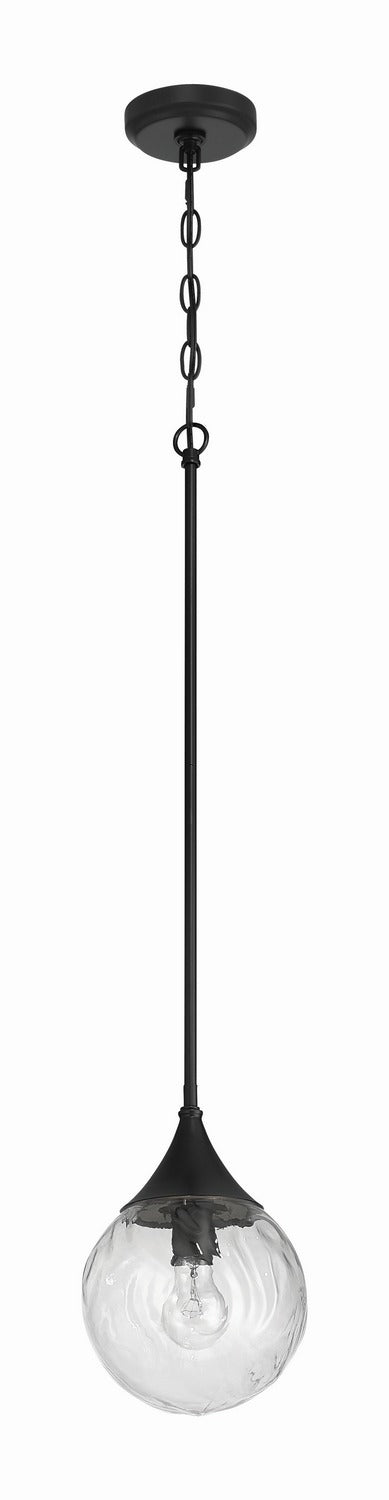 Craftmade - 61291-FB - One Light Mini Pendant - Reflection - Flat Black
