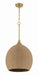 Craftmade - 61391-SB - One Light Pendant - Keira - Satin Brass