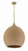 Craftmade - 61393-SB - Three Light Pendant - Keira - Satin Brass