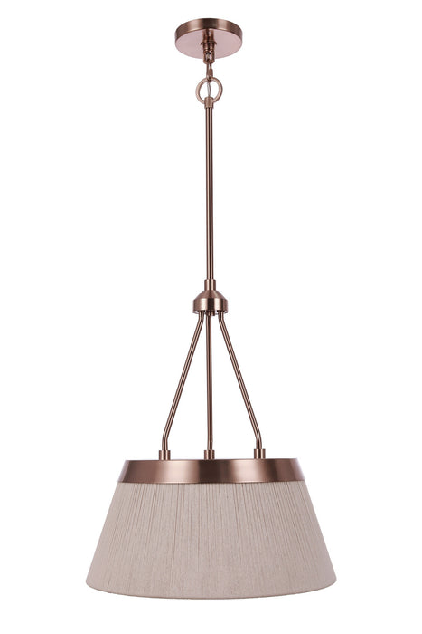 Craftmade - 61693-CPZ - Three Light Pendant - Yates - Premium Bronze
