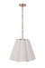 Craftmade - 61793-WSB - Three Light Pendant - Poppie - White/Satin Brass
