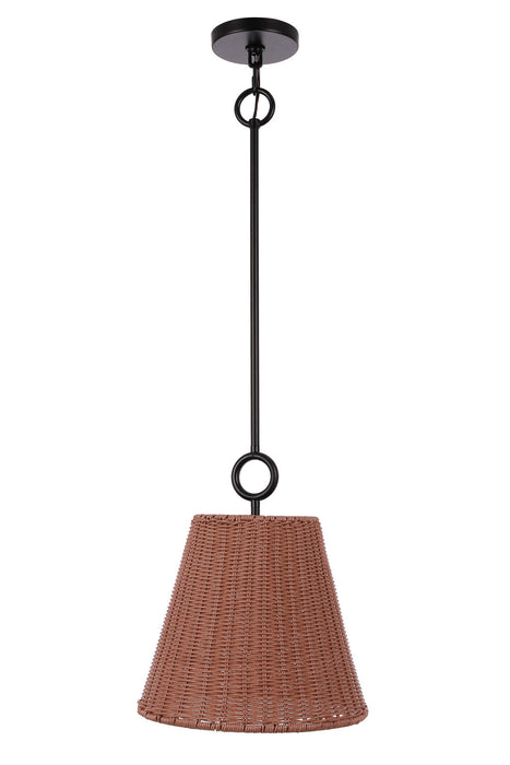 Craftmade - 61891-FB - One Light Pendant - Kirsten - Flat Black
