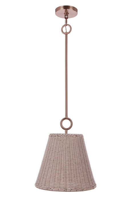Craftmade - 61891W-CPZ - One Light Pendant - Kirsten - Premium Bronze