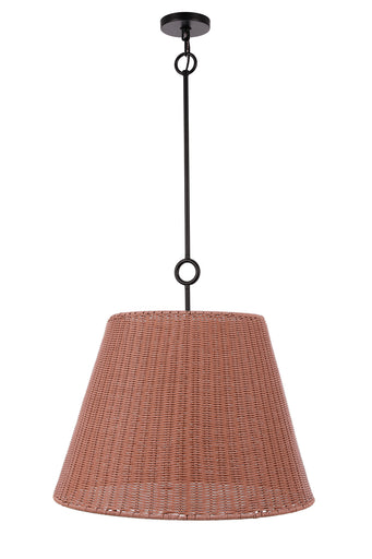 Kirsten Three Light Pendant Flat Black