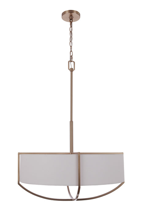 Craftmade - 62096-SB - Six Light Pendant - Banks - Satin Brass