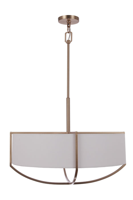 Craftmade - 62098-SB - Eight Light Pendant - Banks - Satin Brass