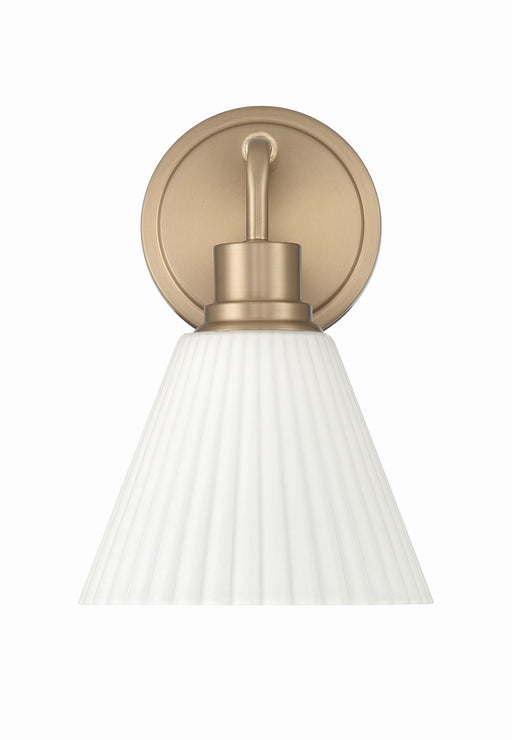 Craftmade - 62301-CPZ - One Light Wall Sconce - Pleated II - Premium Bronze