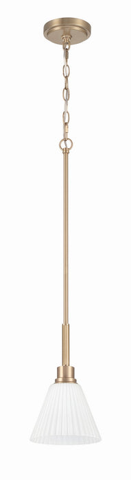 Craftmade - 62391-CPZ - One Light Pendant - Pleated II - Premium Bronze