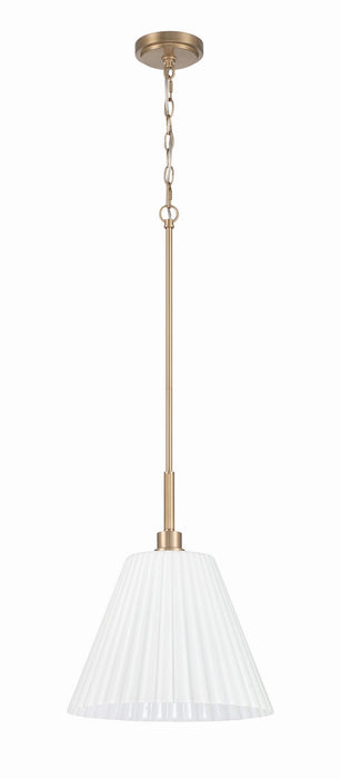 Craftmade - 62392-CPZ - One Light Pendant - Pleated II - Premium Bronze
