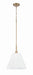 Craftmade - 62392-CPZ - One Light Pendant - Pleated II - Premium Bronze