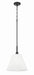 Craftmade - 62392-FB - One Light Pendant - Pleated II - Flat Black