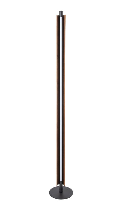 Craftmade - 87031FBWAL-F - LED Floor Lamp - Cameron - Flat Black/Walnut