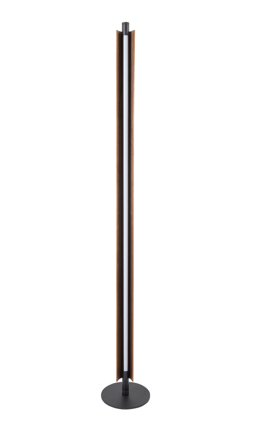 Craftmade - 87031FBWAL-F - LED Floor Lamp - Cameron - Flat Black/Walnut