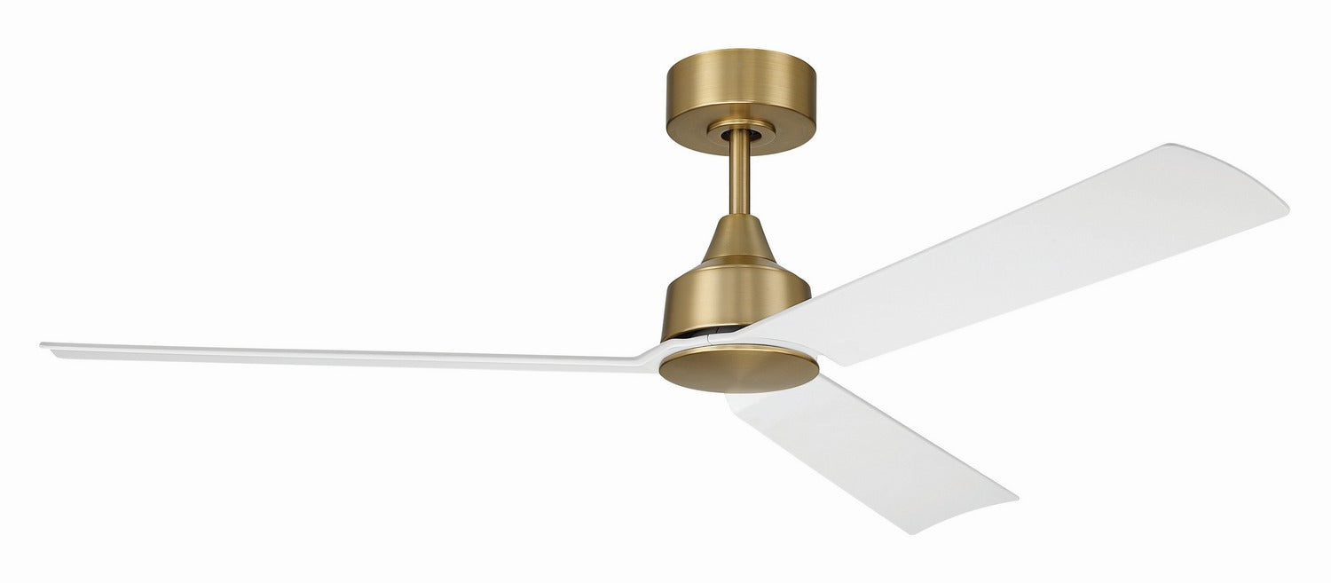Craftmade - CHM52SB3 - 52" Ceiling Fan - Charming 52" 3-Blade Indoor Ceiling Fan - Satin Brass