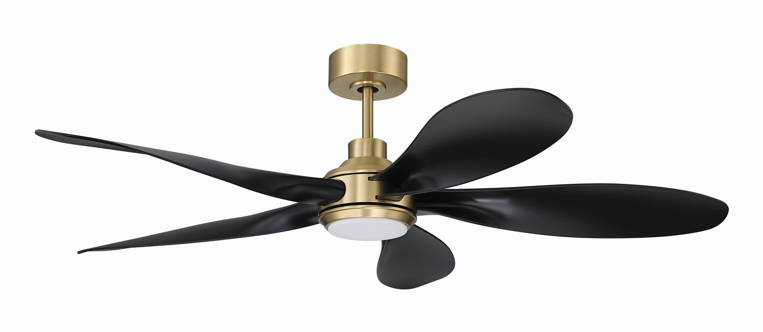 Craftmade - RSL52SBFB5 - 52" Ceiling Fan - Rosalie 52" 5-Blade Indoor ceiling Fan - Satin Brass