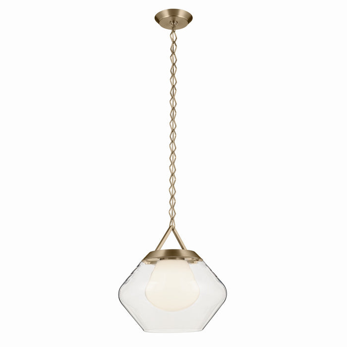 Kichler - 52783CPZ - One Light Pendant - Nella - Champagne Bronze