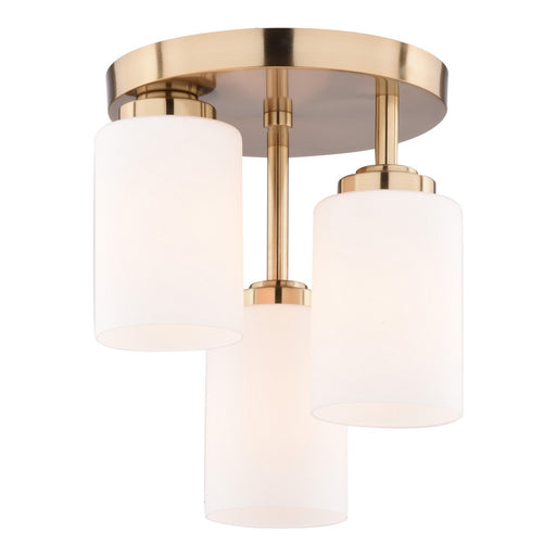 Vaxcel - C0358 - Three Light Flush Mount - Park Ridge - Champagne Gold