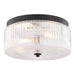 Vaxcel - C0365 - Two Light Flush Mount - Riverside - Matte Black
